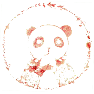 明信片《我是大熊猫》领结熊猫